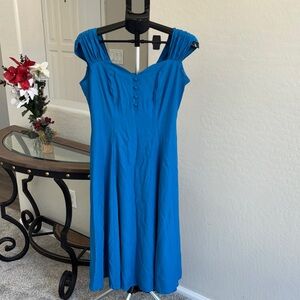 Vintage (Roberta)  Elegant Blue midi Women's Dress size 12